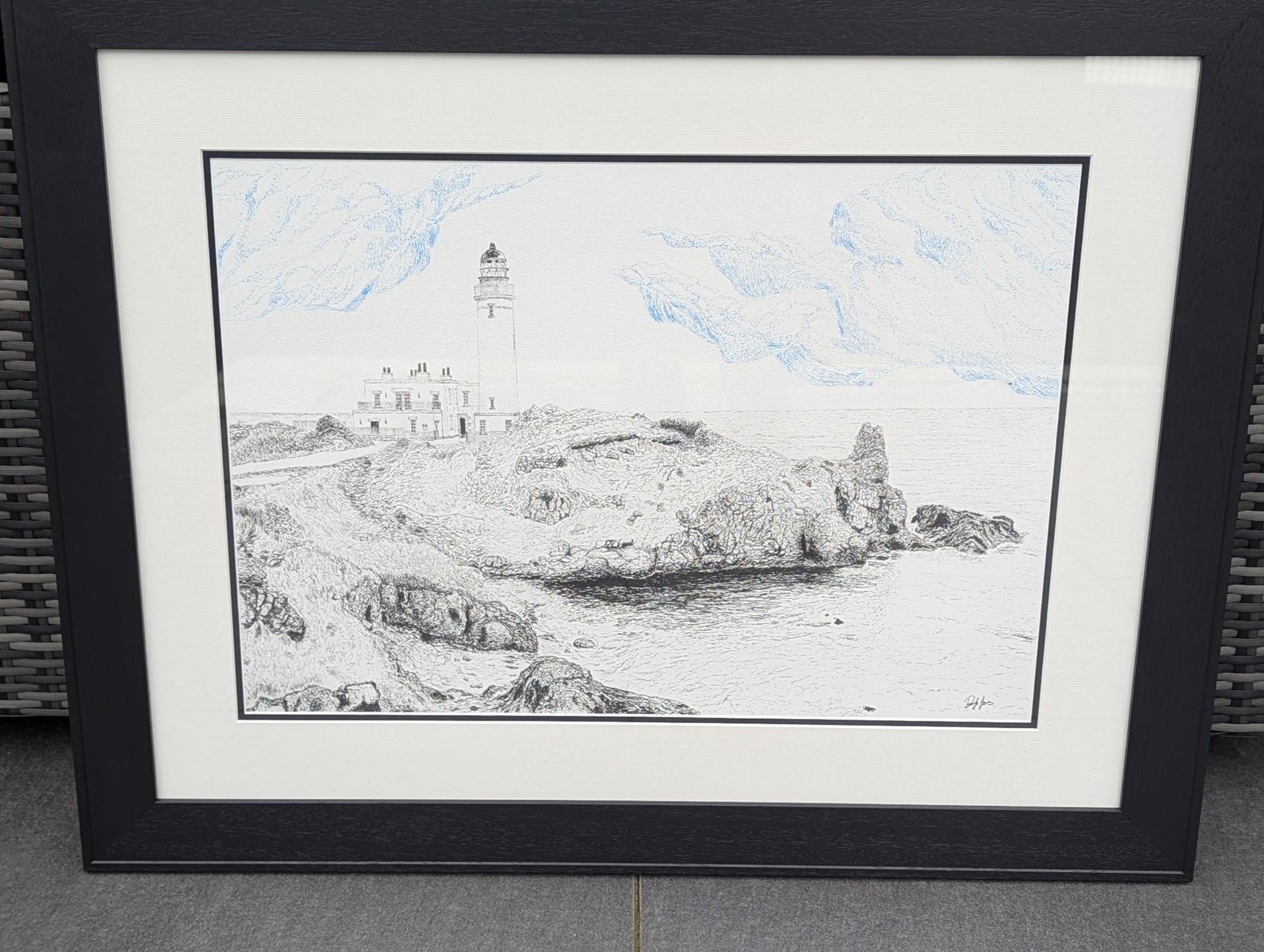 David G James - 'Turnberry Lighthouse'