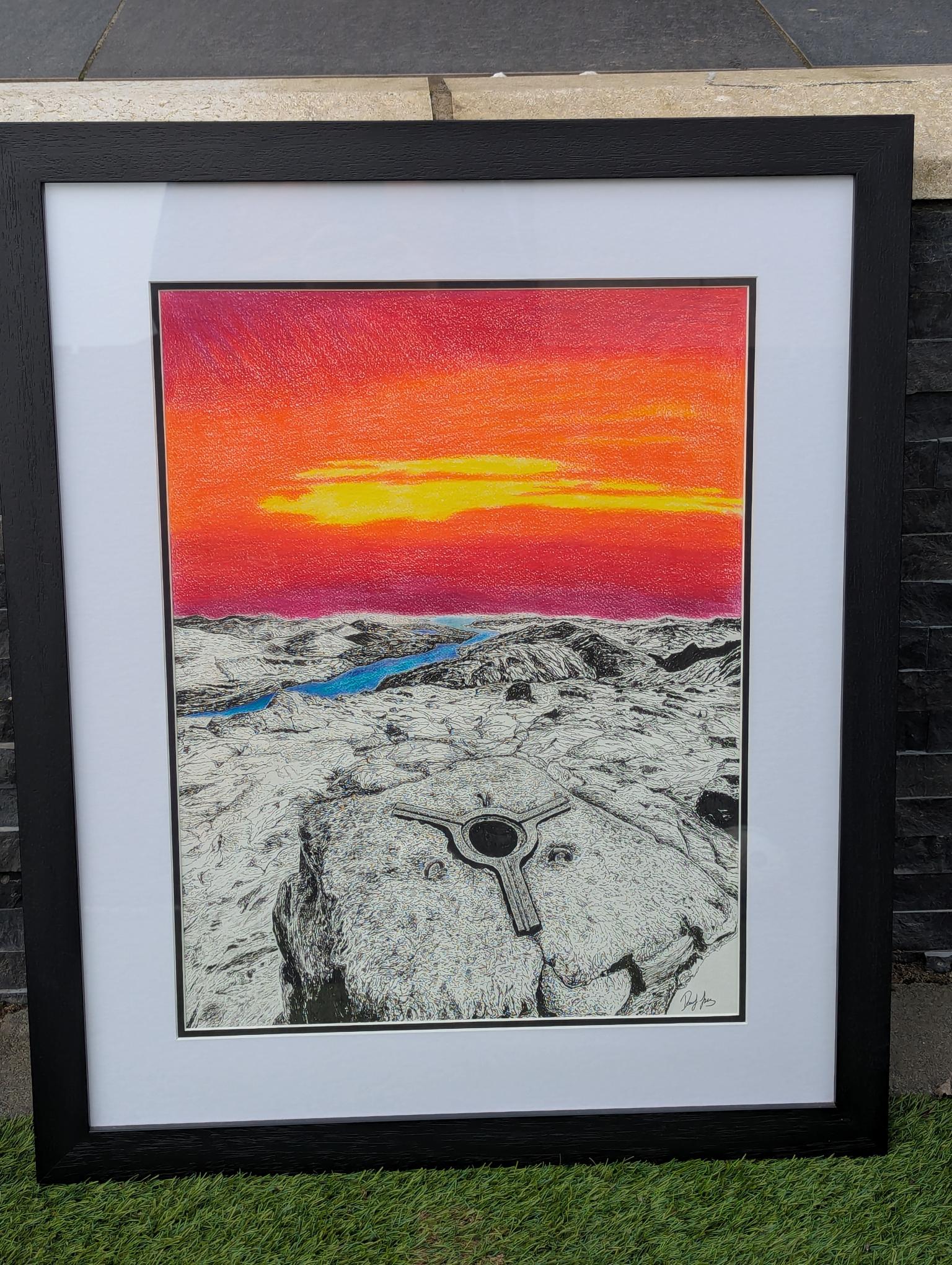 David G James - 'Beinn Narnain at Sunset'