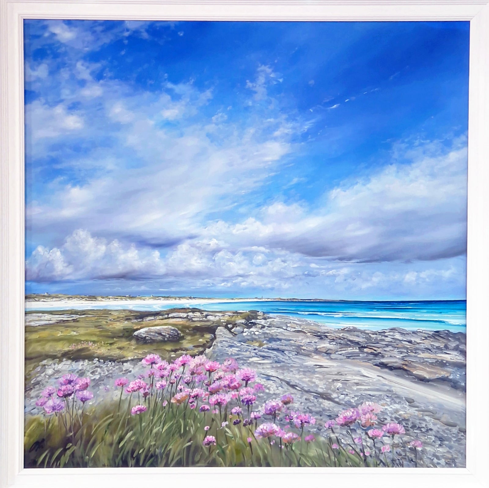 Allison Young - 'Sea Pinks, Crossapol, Tiree'