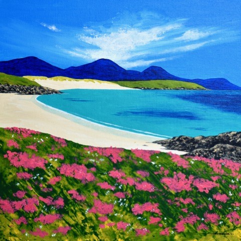 Anthony Barber - 'Sea Pinks, Isle of Harris'