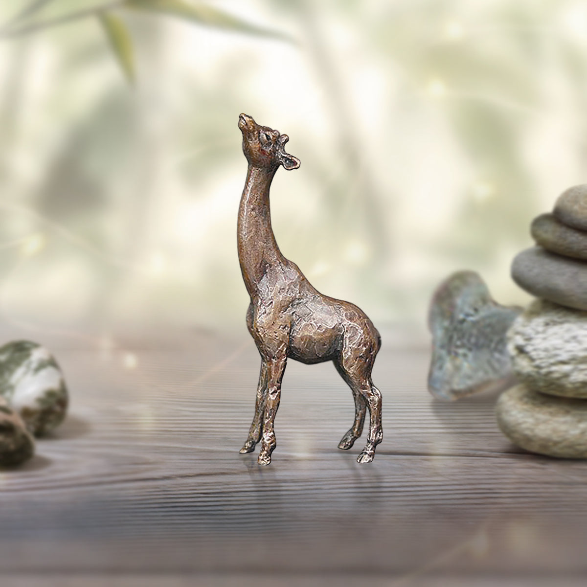 Butler & Peach Miniature Bronze Giraffe (2004)