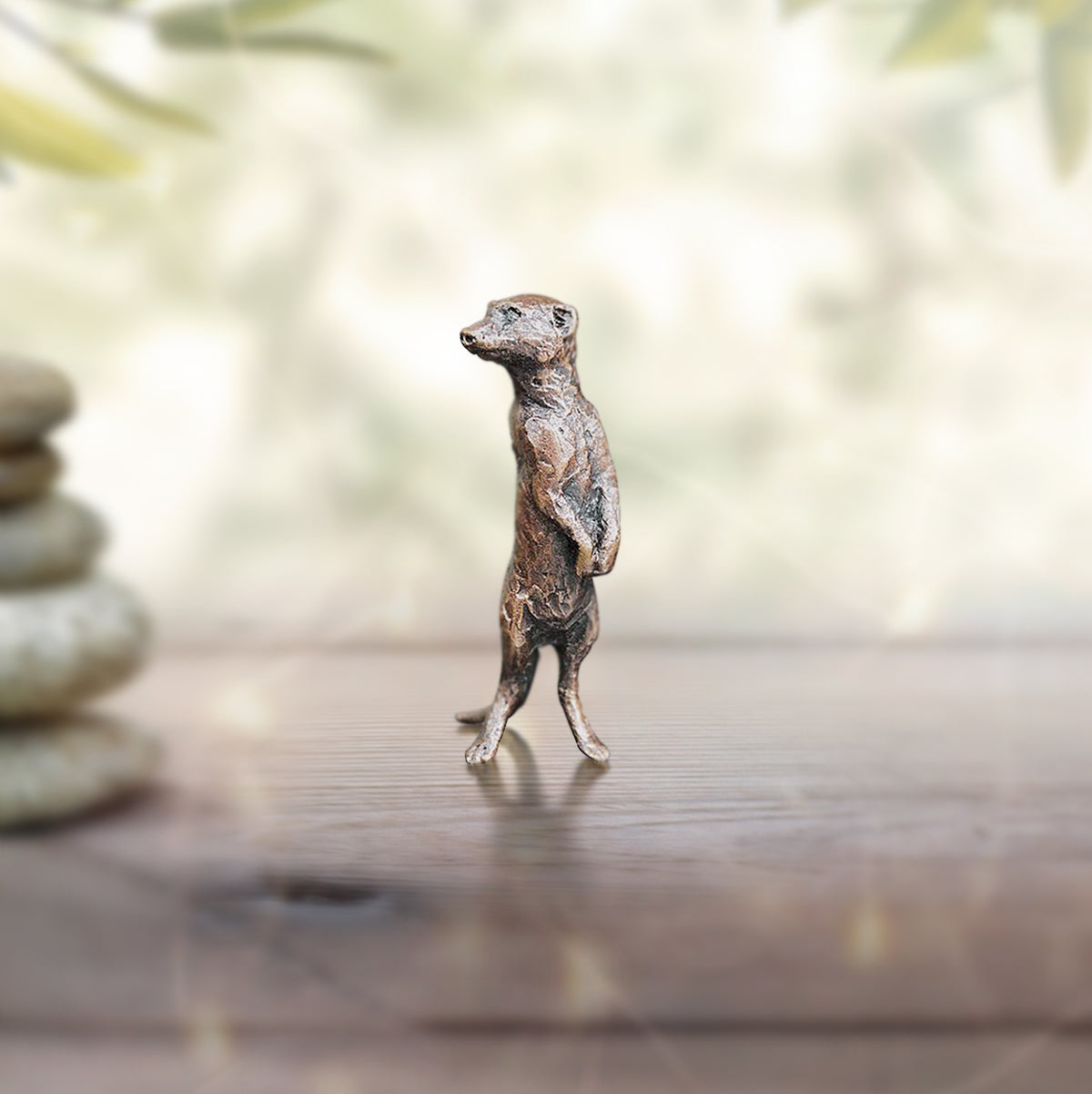 Butler & Peach Miniature Bronze Meerkat (2007)