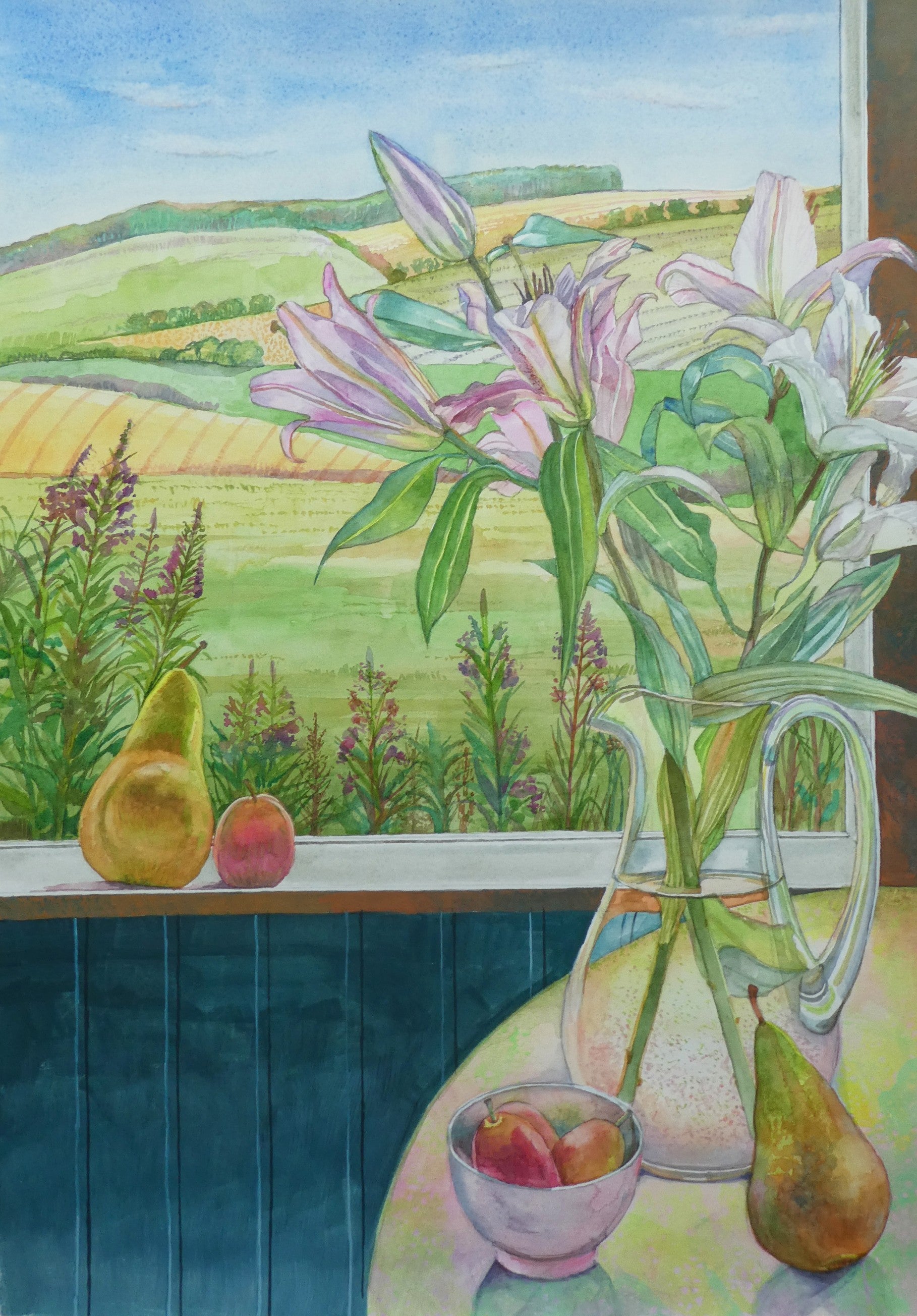 Carol Binnie - 'Still Life with Borders, Landscape'