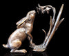 Bronze - Small Hare iwth Daffodils