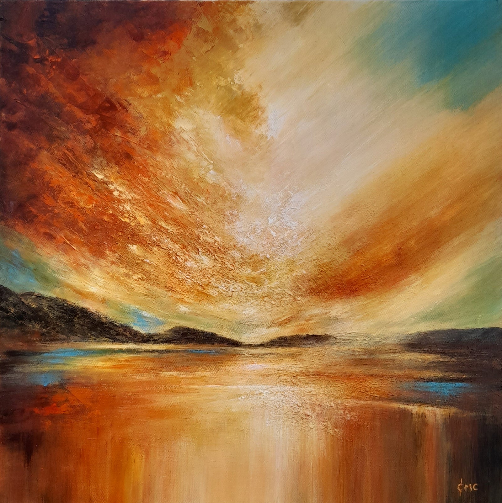 Grace Cameron - 'Warm Light Over Crinan'