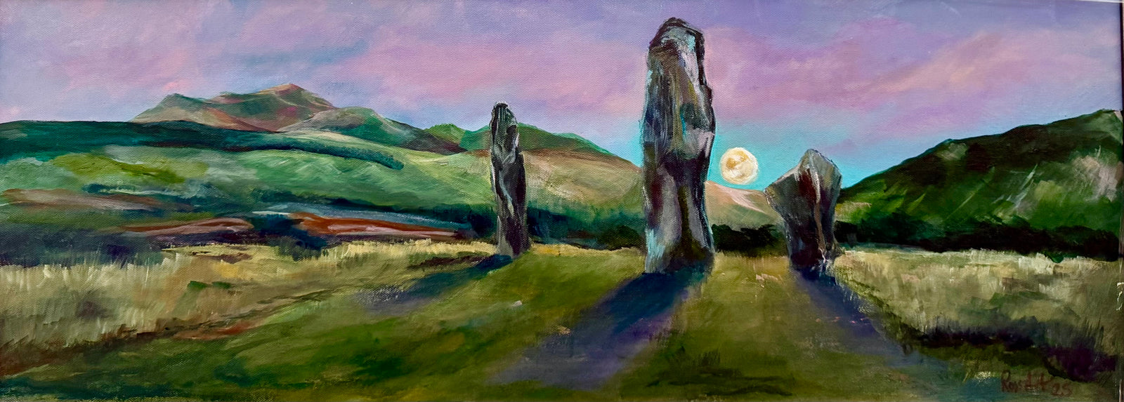Linda Ross - 'Standing Stones, Machrie Moor, Isle of Arran'