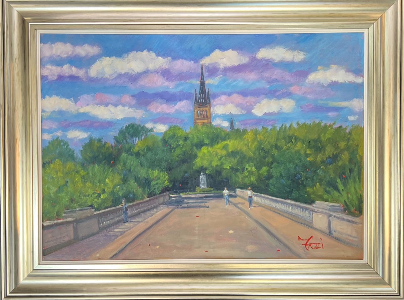 Emilio Fazzi - Glasgow University from Kelvingrove Park