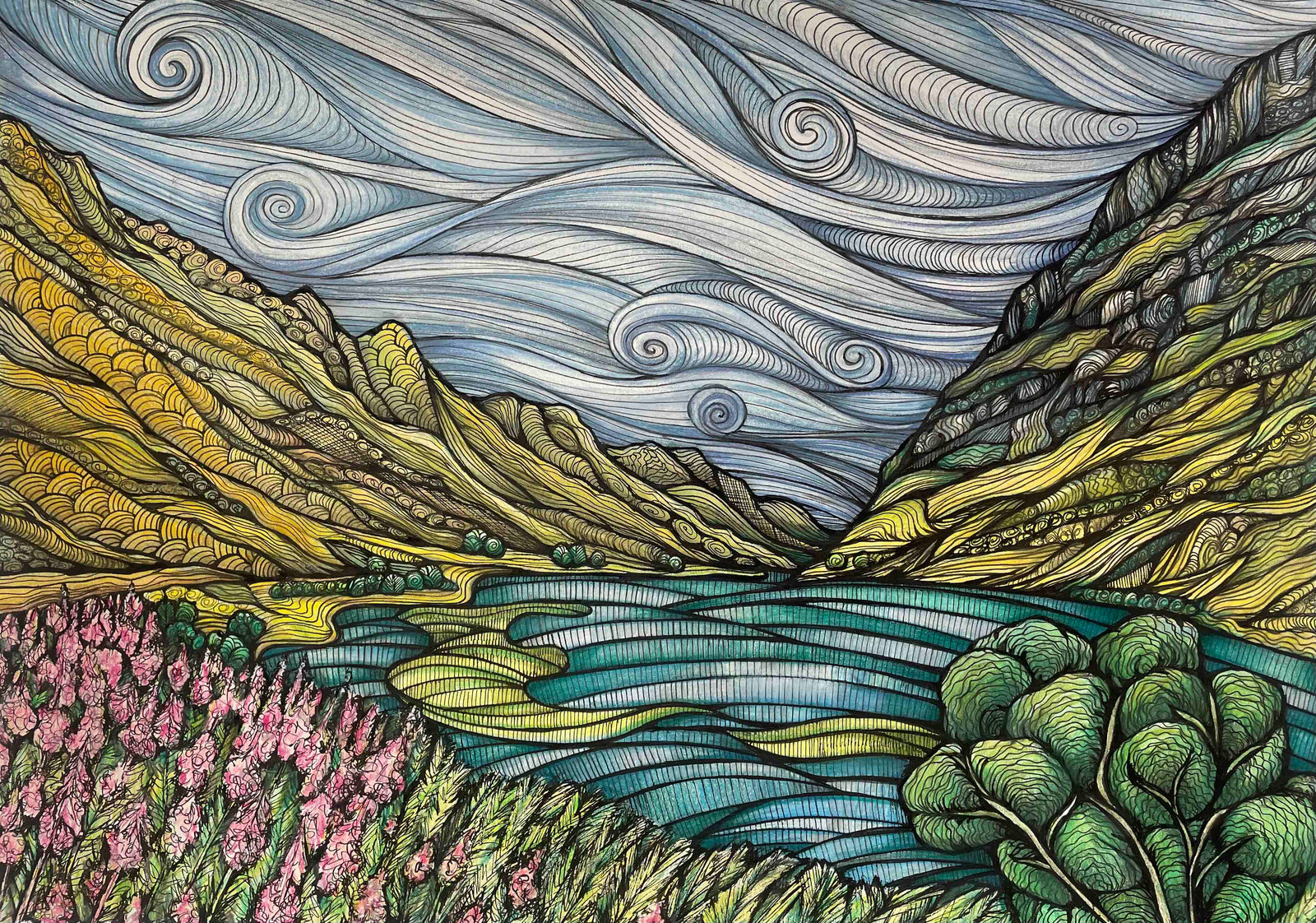 Jennifer Guest - 'Loch Achtriochtan, Glencoe'