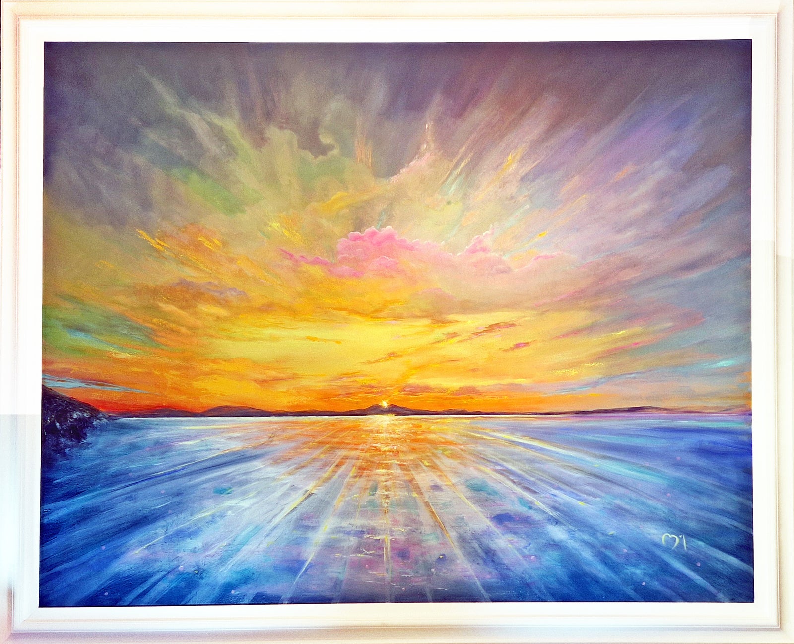 Moira McInally - Sunset Over Luskentyre