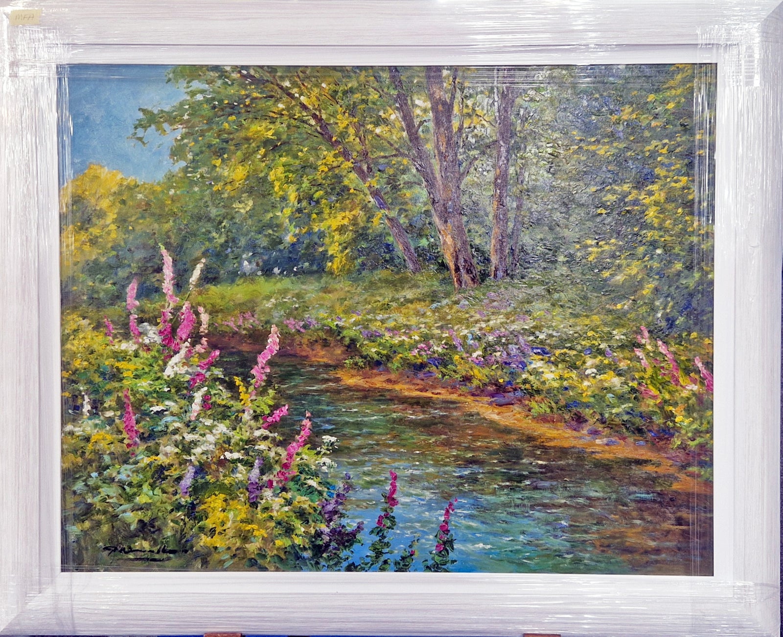 Gerhard Nesvadba - 'Wildflowers by the Stream'