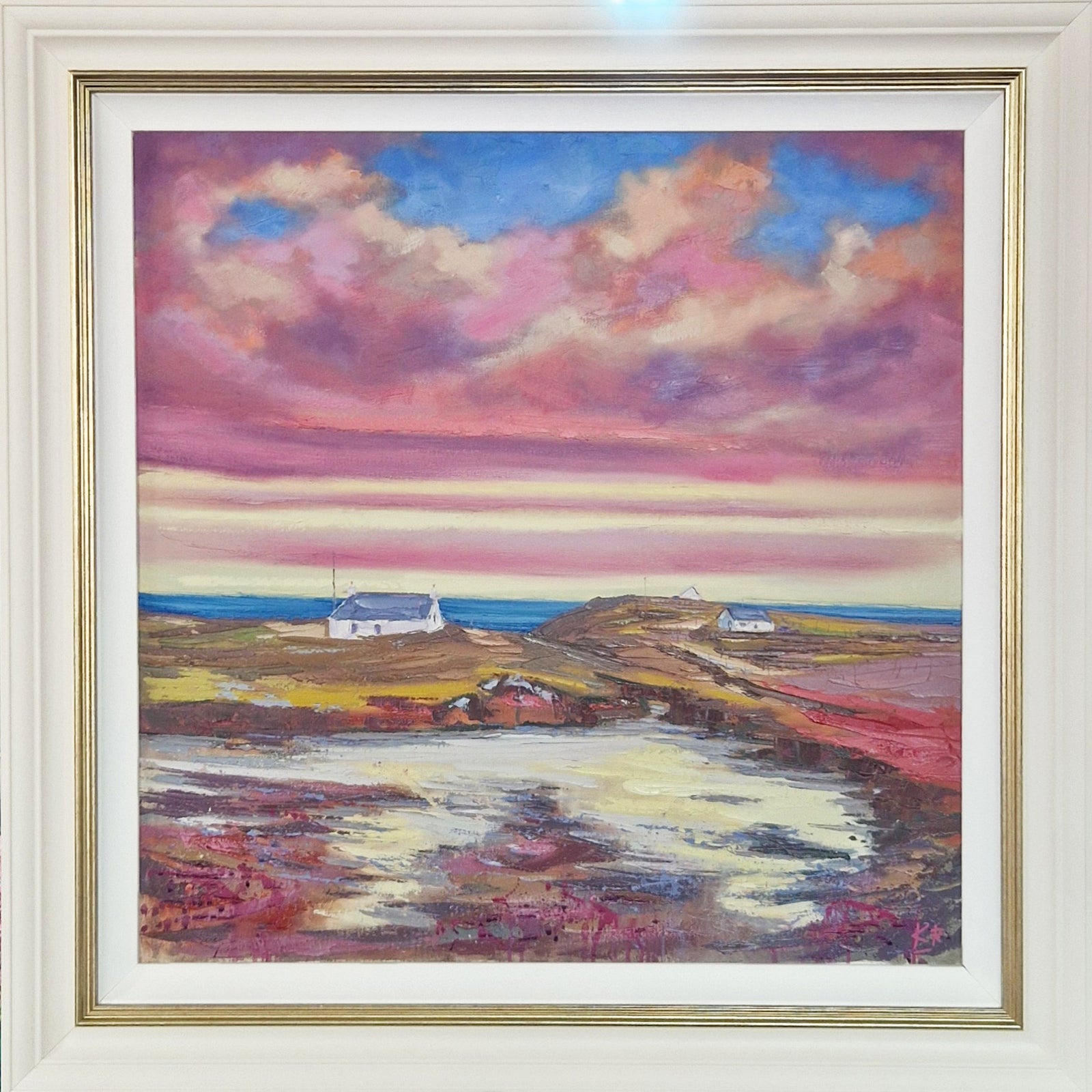 Kerr Rodgie - 'Pink Sunset, Western Isles'