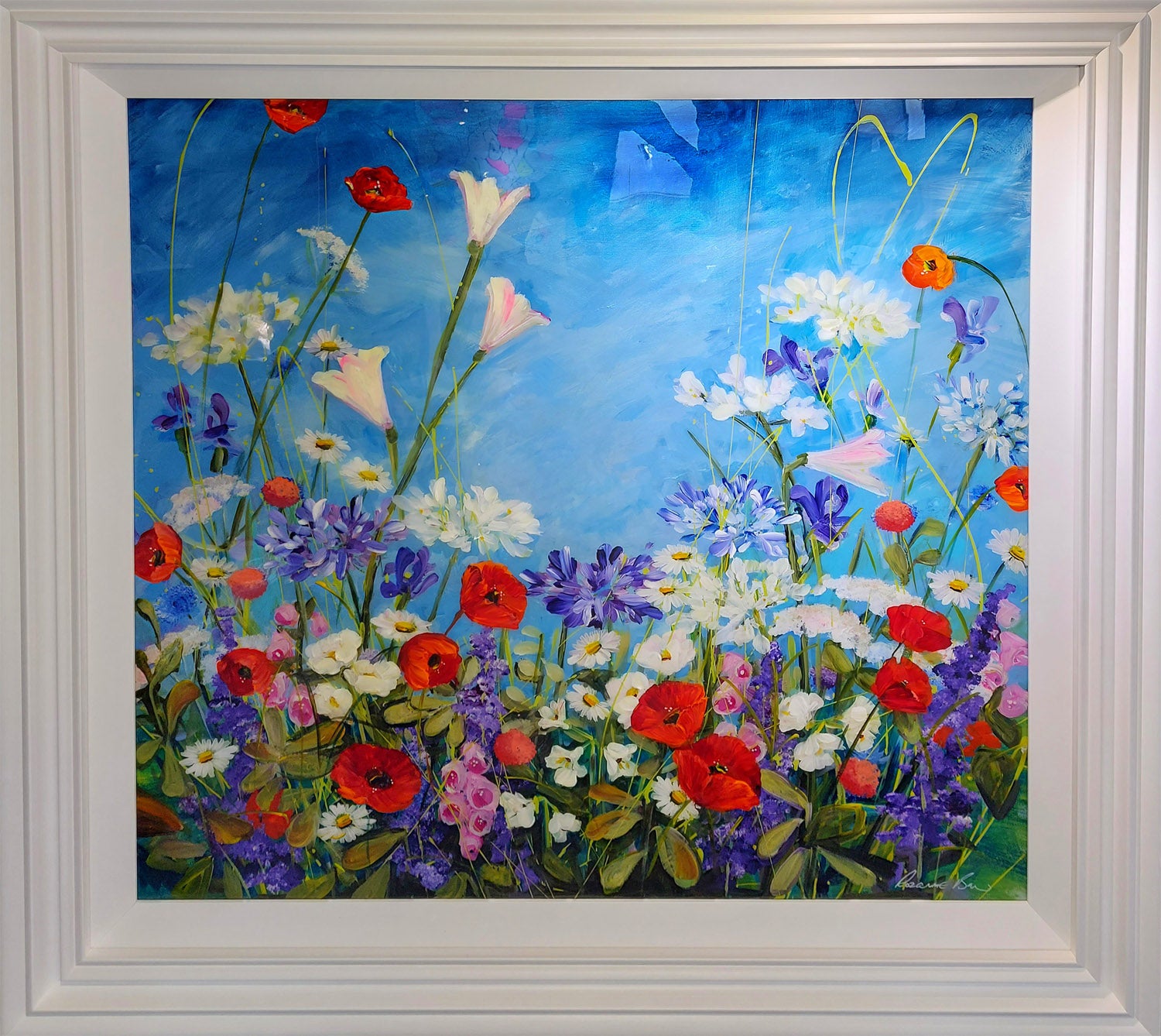 Rozanne Bell - Blue Sky Summer Blooms