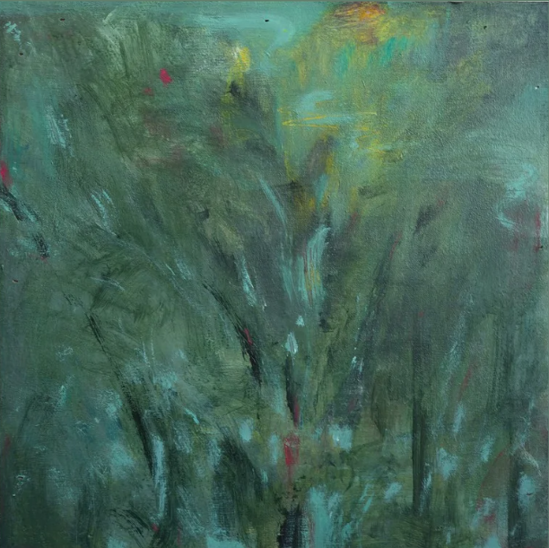 Qianyi Zhu - ‘Shifting Green II, Echoes in the Breath’