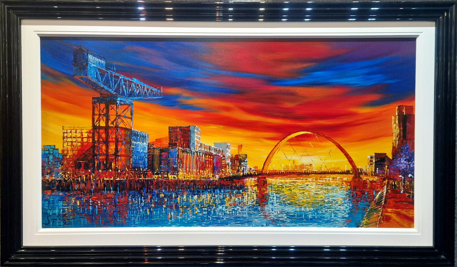 Simon Wright - 'Sunset on the Clyde'