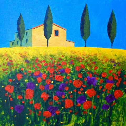Anthony J. Barber - 'Wildflowers in Tuscany'
