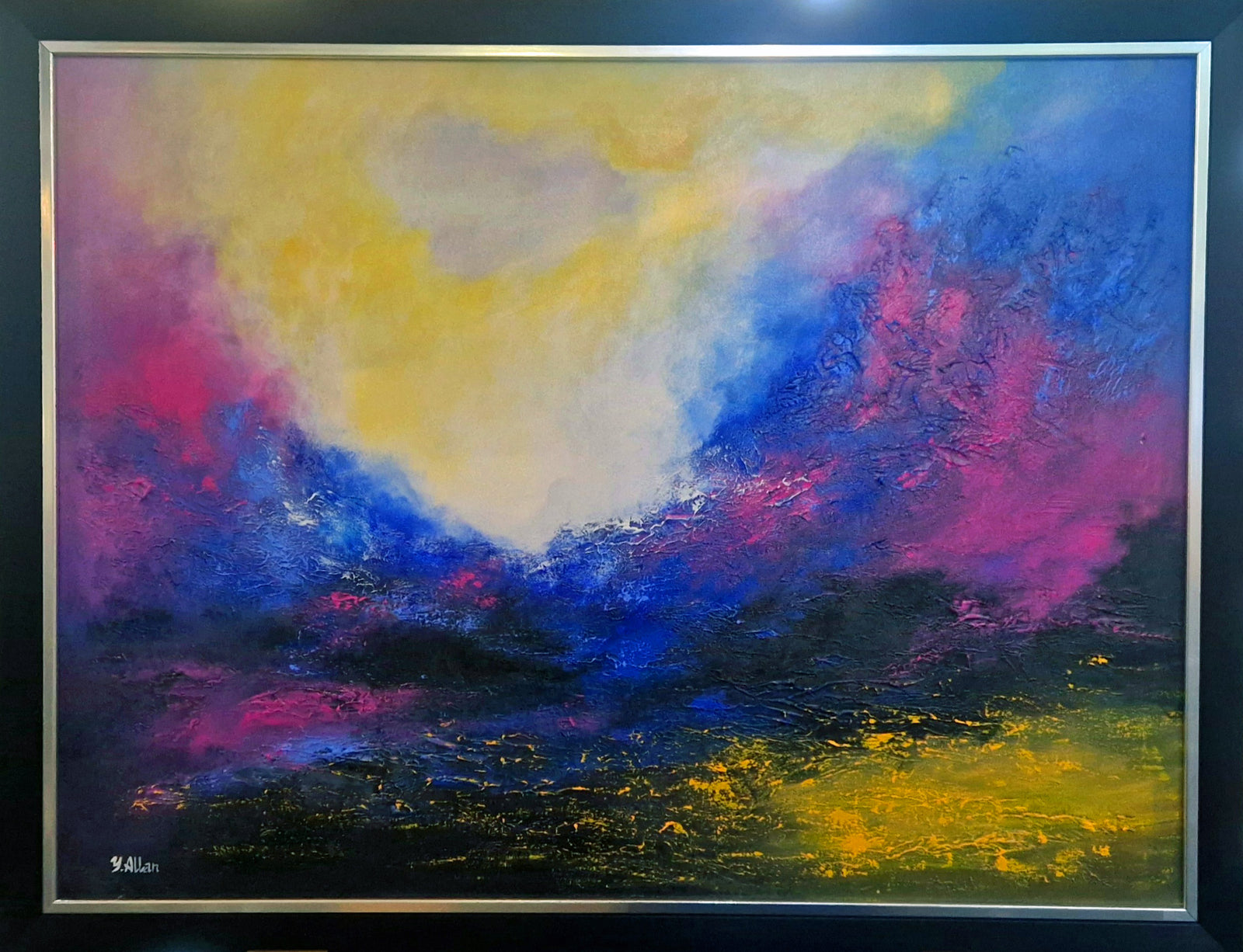 Yulia Allan - 'Sunset Over Beach'