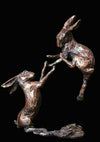 Bronze - Boxing Hares