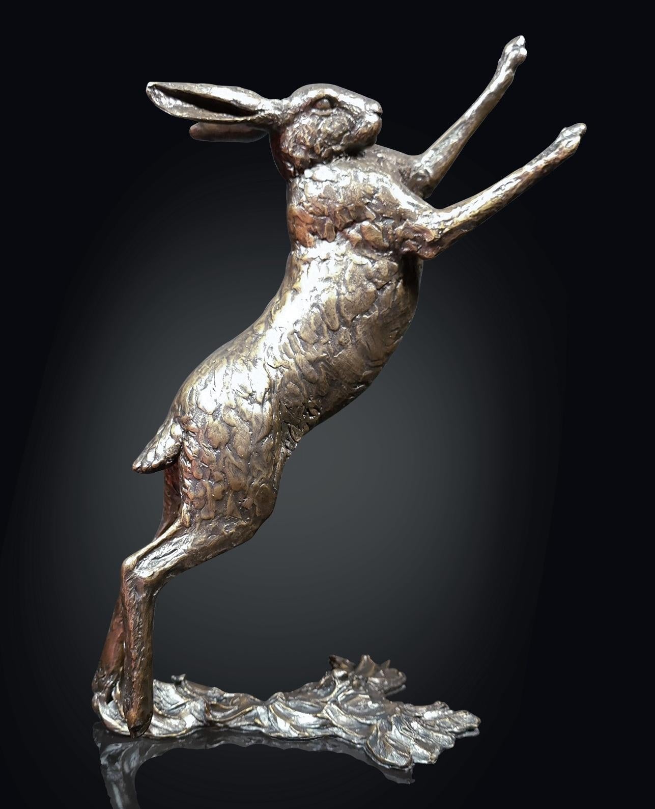 Bronze - Small Hare Boxing
