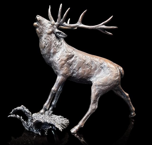 Bronze - Stag Roaring