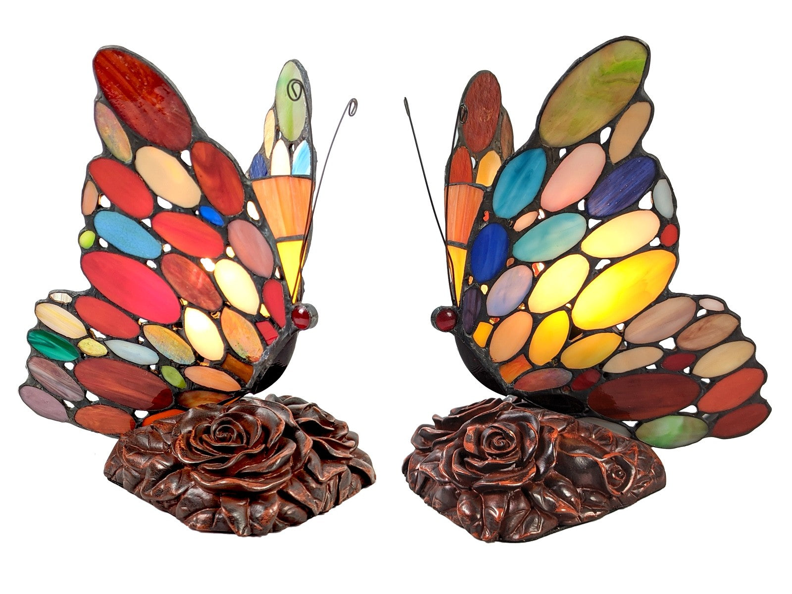 Butterfly Spot Multicolour Lamp 22.5cm