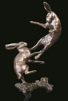 Bronze - Small Hares Boxing