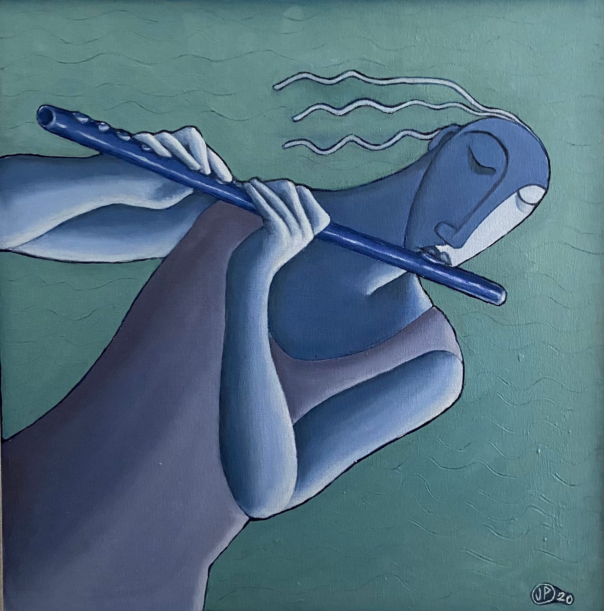 Joanna Powell - 'The Blue Flautist'