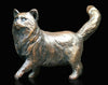 Bronze - Small Long Haired Cat Standing