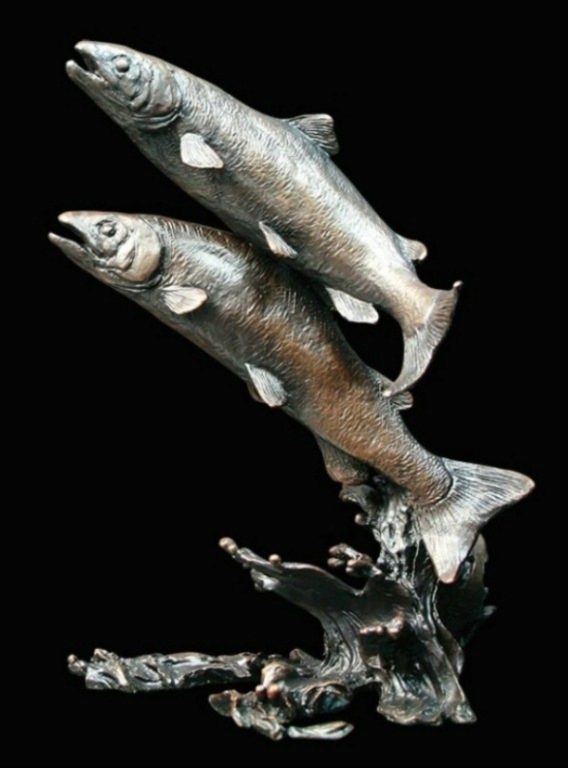 Bronze - Salmon Pair