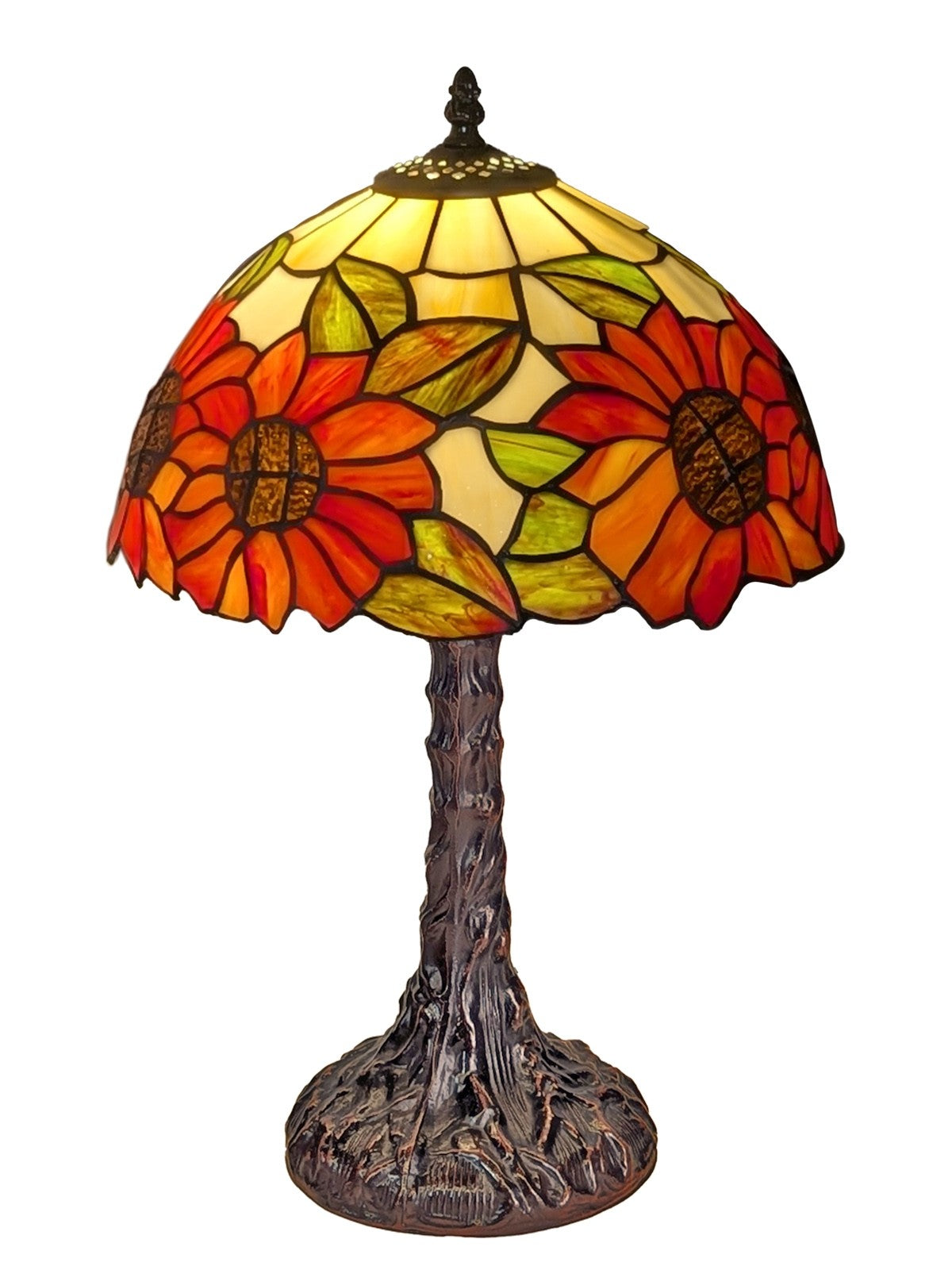 Sunflower Lamp (Medium) 46cm With 30cm Shade Dia.