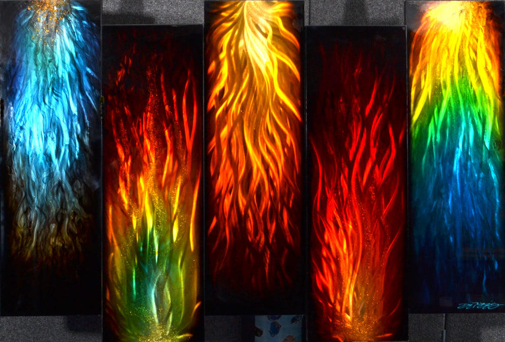 Chris Derubeis - Original '5' Panel - Nature Series