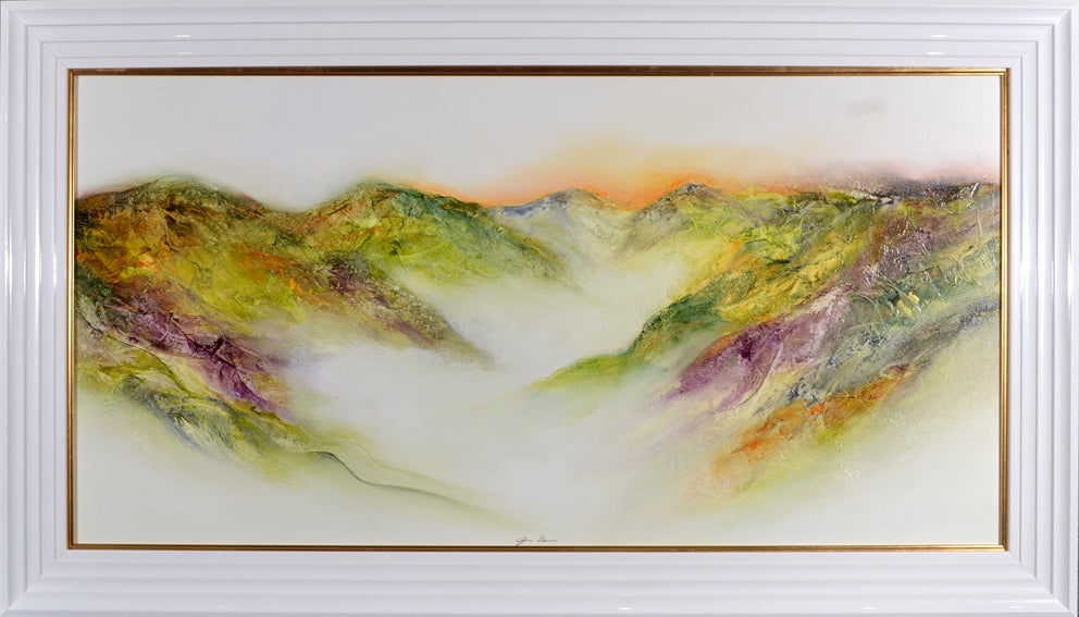 Gisela Ueberall - Abstract in Green