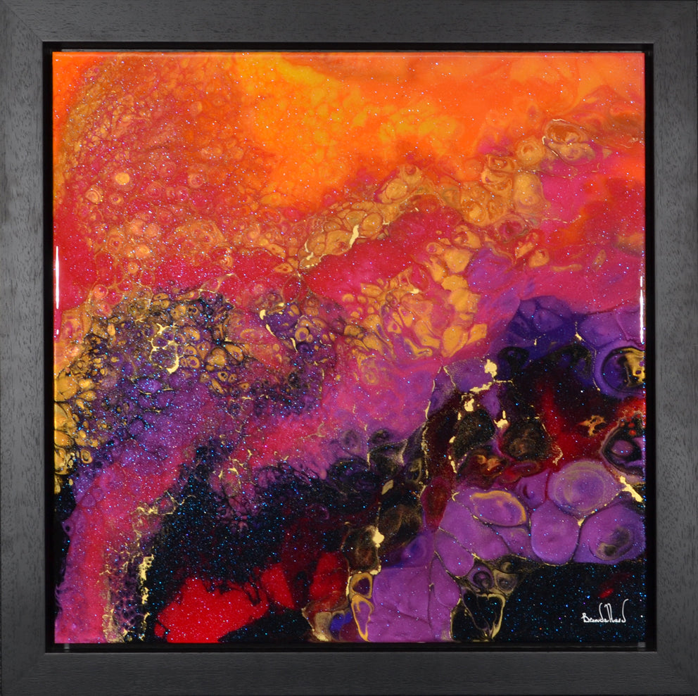 Brenda Herd - Flame Orange Abstract
