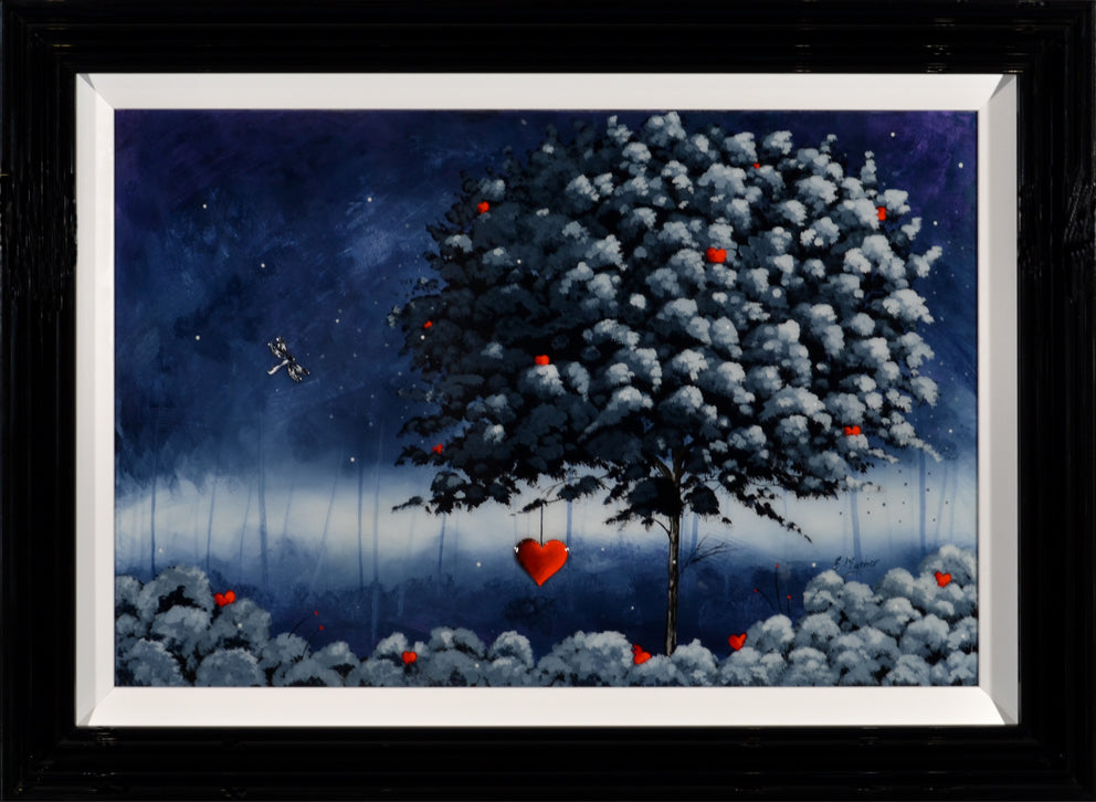 Elaine Mather - Blue Loveheart Tree