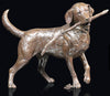 Large Labrador Bronze Figurine Faithful Friend - 1085