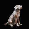 Small Labrador Sitting bronze figurine - 864
